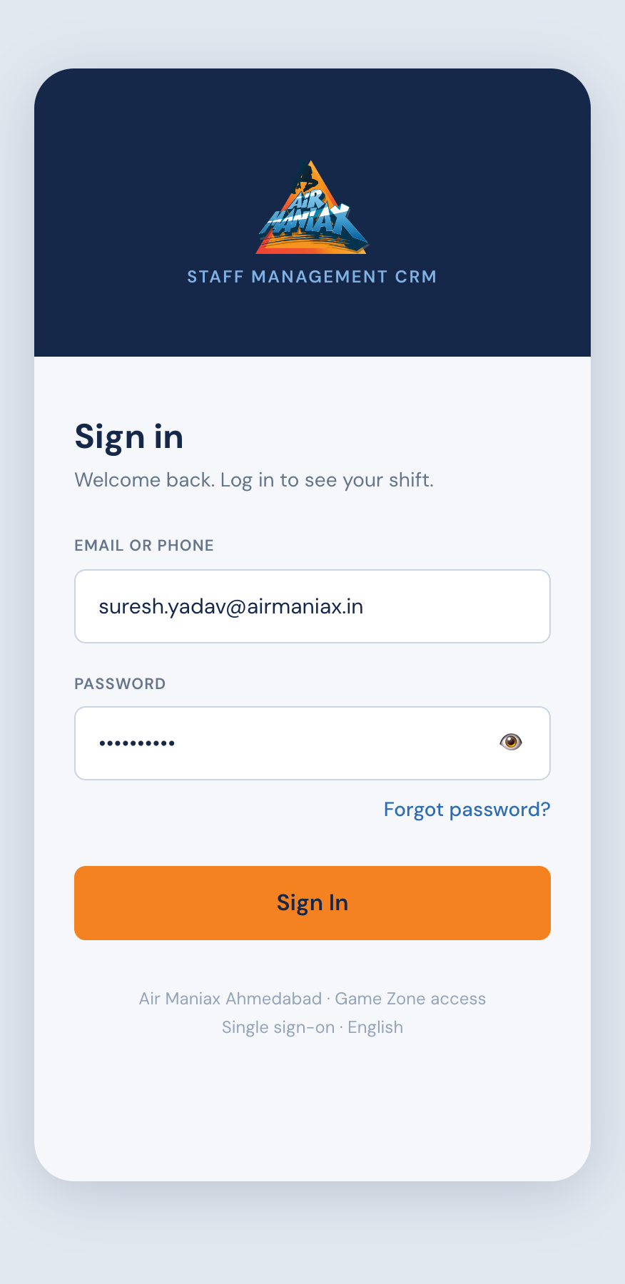 Login