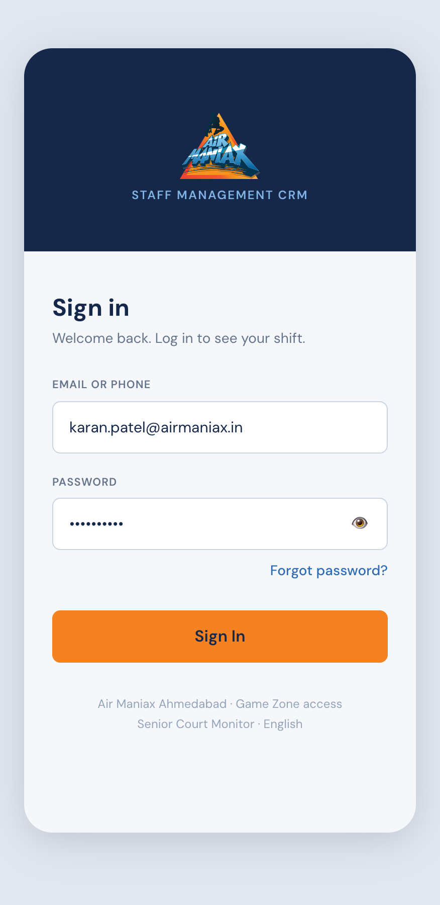 Login