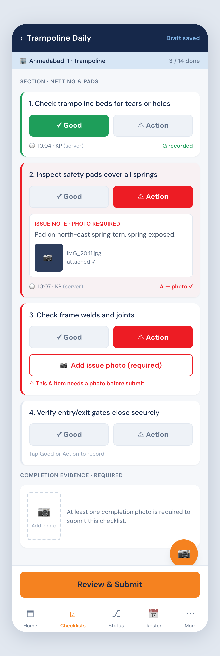 Checklist Fill